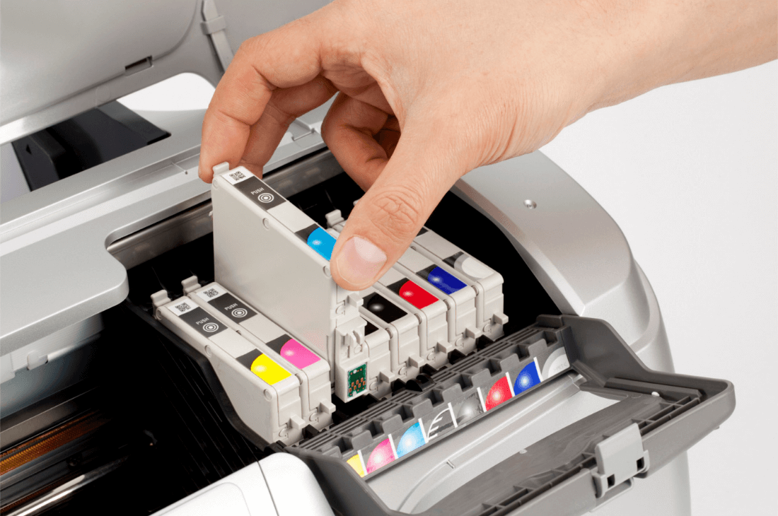 Как поменять картридж в принтере ricoh sp 111su